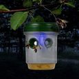LED Drosophila Trap Piège à Mouche Guêpes et Moustiques Solar LED Fly Traps Outdoor Wasp pour Les Abeilles Vestes Jaunes 2 [30]-3