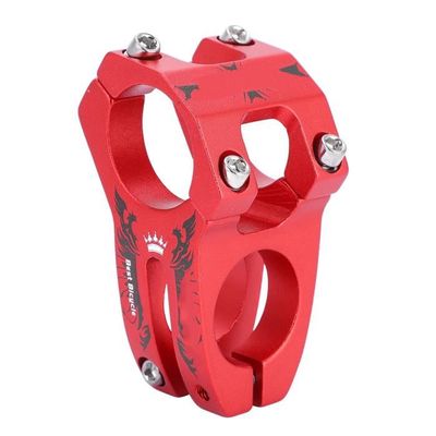 Potence De Vélo Réglable Courte - Alliage Aluminium - Diamètre Guidon 31.8mm, Fourche 28.6mm - Couleurs Rose, Bleu, Noir