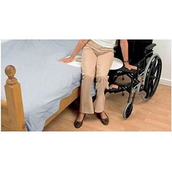 Tableau de transfert épaissi pour personnes âgées Planche de transfert pour  les utilisateurs de fauteuils roulants Orange Taille moyenne