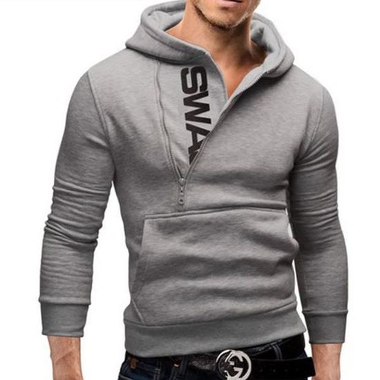 Sweat Homme Homme Grande Taille Epais Chaud Manches Longues Simple Flavor Rouge Cdiscount Pret A Porter