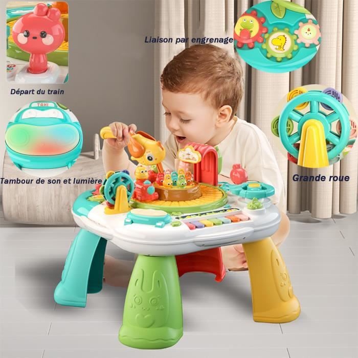 KUKUTrue® Jouet 3 4 5 6 7 8, Jeux Enfant 3 Ans, Table Activité Extérieur Eau et Sable, Jouet Plage Enfant, Cadeau 3–8 Ans Fille Garçon KUKUTrue® Jouet 3 4 5 6 7 8, Jeux Enfant 3 Ans, Table Activité Extérieur Eau et Sable, Jouet Plage Enfant, Cadeau 3–8 Ans Fille Garçon