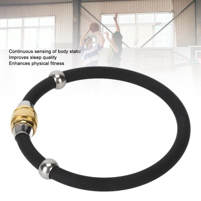 Atyha1 bracelet d elimination electrostatique Bracelet antistatique en Silicone pour parapharmacie orthese Bouche de 20 cm 1 90465 Cdiscount Sport