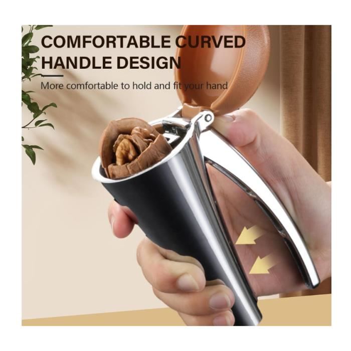 Casse-Noix Multifonction JOME - Alliage De Zinc, Design Anti-Éclaboussures, Ergonomique - Pour Noix Et Noisettes
