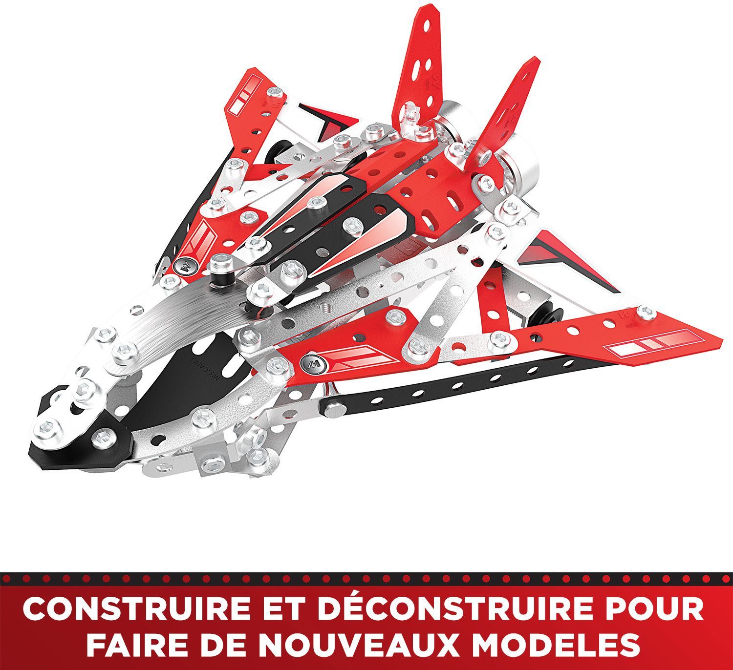 Meccano Bandai Cabriolet Rétro Friction – Kit 5 Modèles, 225 Pièces, Moteur Rétro-Friction, Outils & Notice, Construction Voiture Enfant 8 Ans Et +