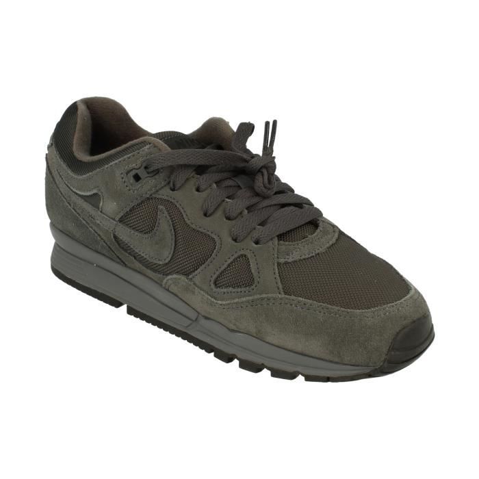 Baskets Nike Air Span II PRM pour Hommes Vert Textile Lacets