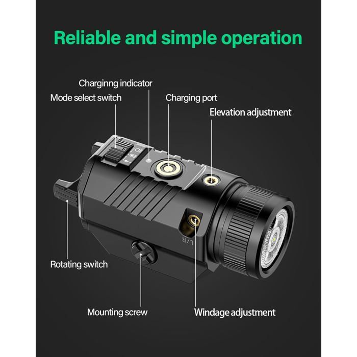 Lampe Torche LED Coast G70 – 1200 Lumens – 6 Piles AA – Noire