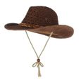 Chapeau cowboy paille
