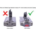POWERSMART Batterie 25.2V 3600mAh pour DYSON SV15,SV22,V15 Detect Absolute Extra,V15 Detect Total Clean