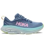 Chaussure de Course Femme - HOKA Bondi 8 - Bleu - Synthétique - Lacets