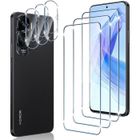 NOBRAND Pour Honor 90 Lite 5G 6.7" , [3 Pièces] Verre trempé Protection Écran + [3 Pièces] Caméra Arrière Protecteur, Ultra HD Sans Bulles