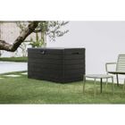 Coffre de jardin TOOMAX DOLOMITI - Résine - Capacité 970L - Anthracite