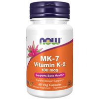 Vitamine K2-MK7 10 60 caps Sans saveur Now Foods Pack Nutrition Sportive