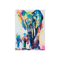 Peinture au numéro « Éléphants »