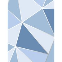 Apex Geometry wallpaper bleu Fine Decor fd41992