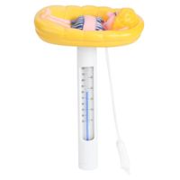 Thermomètre de piscine, thermomètre de piscine, ABS, blonde, style dessin animé, mignon, flottant, pour piscine, bain à remous