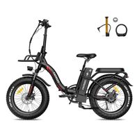 Vélo électrique pliant FAFREES F20 Max Batterie Samsung 48V 22,5 Ah - Autonomie 160 km - 500 W - 20*4.0 pouces - Noir