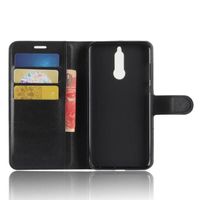 BTH08856-Pour Huawei Mate 10 Lite Coque Étui PU Cuir Avec Fentes ID - Cartes Housse Portefeuille Folio Stand Case - Noir