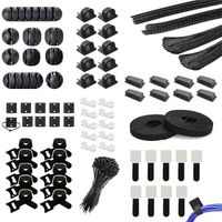 LaBlanc - 188 Kits De Gestion Des Câbles, 6 Manchons De Gaine De Câble