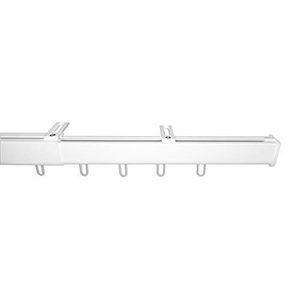 Tringles /à Rideaux Extensibles de 30 /à 50 cm /ø 7 mm Paquet de 2tringles Crochets Inclus Meilleures ventes Couleur Blanc laqu/é mod/èle Modern d/éco