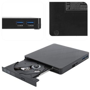 Lecteur de DVD CD externe, USB 3.0 Lecteur DVD / CD Graveur Compatible  Ordinateur portable PC de bureau Windows 11/10/8/7 / xp Os Li-c