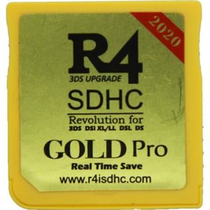 ACCESSOIRE RÉTRO R4 gold pro 2020 compatible toute DS
