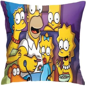 TAIE D'OREILLER Oreiller Simpsons - Ultrabounce - Anti-douleurs cou - 45x45cm - Marque Simpsons