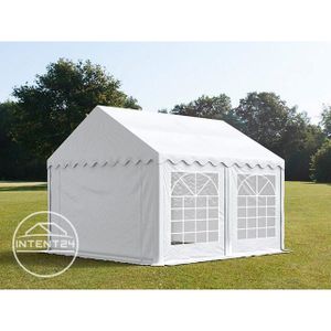 TONNELLE - BARNUM Tente de réception TOOLPORT 4x5m PVC blanc impermé