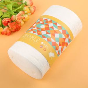 COUCHE 100PCS/Roll Doublure jetable pour tout-petit nouveau-né, couches en tissu pour bébé Nappy Liner Covers Soft Diaper Pad Insert