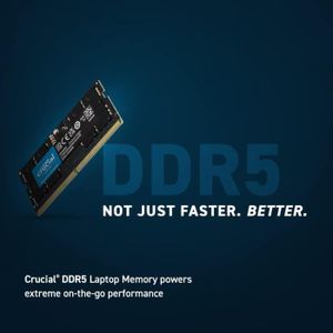 MÉMOIRE RAM Crucial RAM 16Go DDR5 4800MHz CL40 Mémoire d'Ordin