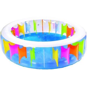 PATAUGEOIRE Piscine gonflable - JILONG JL010628NPF - Rond - 577 L - Multicolore - 14 ans