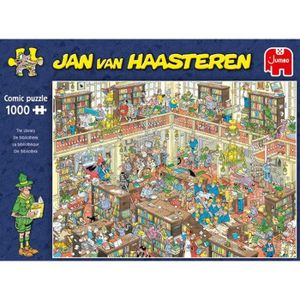 PUZZLE Puzzle - JUMBO - The Library - 1000 pièces - Jan V
