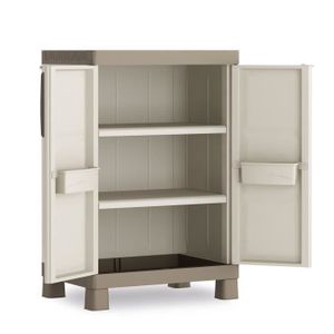 ETABLI - MEUBLE ATELIER Kis 9709000 0313 02 Excellence Armoire basse Plastique Sand 65 x 45 x 97 cm