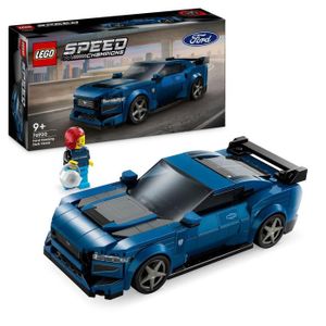 ASSEMBLAGE CONSTRUCTION LEGO Speed Champions 76920 La Voiture de Sport Ford Mustang Dark Horse, Set pour Enfants