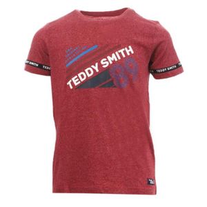 T-SHIRT T-shirt Rouge Garçon Teddy Smith Romer