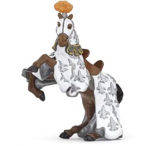 FIGURINE - PERSONNAGE Figurine Cheval du Prince Philippe - PAPO - LE MONDE MEDIEVAL - Pour Enfant - Blanc
