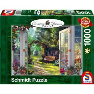 PUZZLE Puzzle SCHMIDT SPIELE Vue sur le jardin enchanté 1