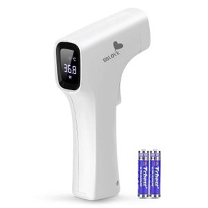 THERMOMÈTRE BÉBÉ IDOIT Thermomètre professionnel médical Thermomètre numérique à distance 15-50MM Thermomètre frontal infrarouge avec indicateur 46