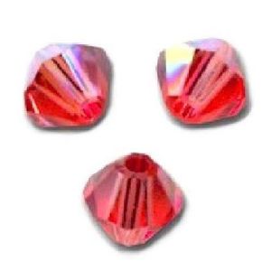 10 Perles Toupies 6mm Cristal Swarovski 5328 XILION NOIR JET HEMATITE