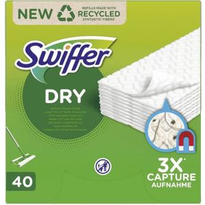 Lingettes sèches Swiffer Floor Cleaner XXL - Pack économique 48 Recharges