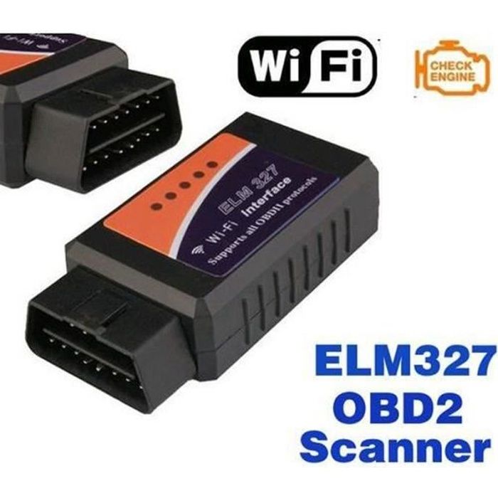 Sans Marque Elm327 V1.5 Wifi Obd2 Ios - Outil Diagnostic lecteur de Code  Scanner All Protocols à prix pas cher