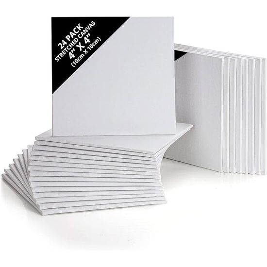 Kit De Peinture Sur Toile Sherr - 12 Toiles Pré-dessinées (96 Pièces) - Loisir Créatif