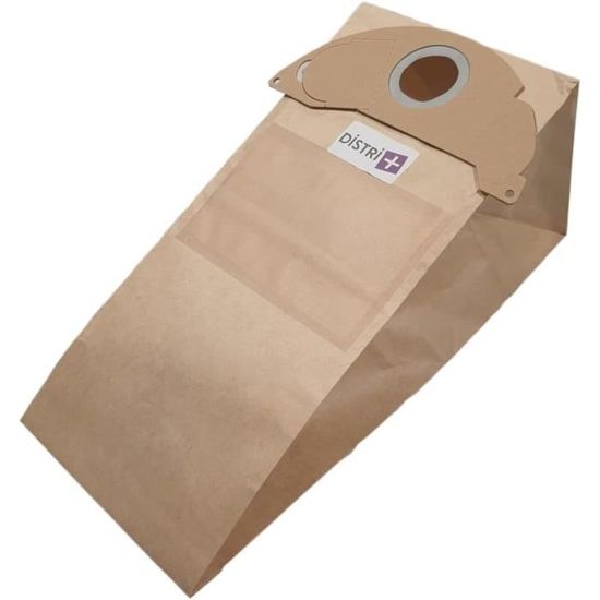 10 Sacs Aspirateur Compatibles Karcher - Pour Modèles 2501, 2601, 3001, WD2500M - Filtration Haute Performance
