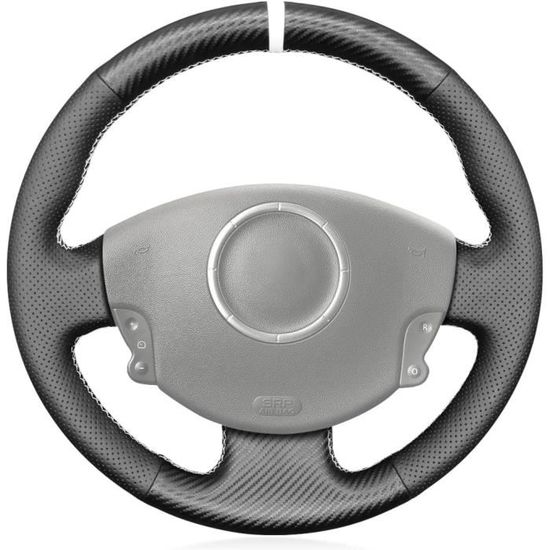 Housse De Volant Cuir Pour Renault Laguna I & II (1993-2007) - Installation Facile - Couleur Gris