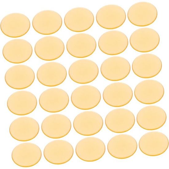 100 Jetons De Bingo Verts Opaques - 1,9x1,9 Cm, En Plastique ABS, Pour Jeux Et Activités éducatives
