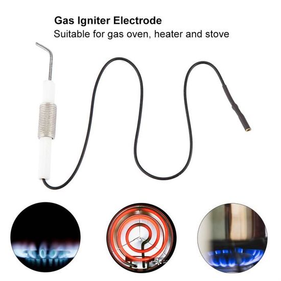 Allumage piézo-électrique d'allumage par étincelle, allumeur à bouton-poussoir d'électrode en céramique pour gril, cheminée,