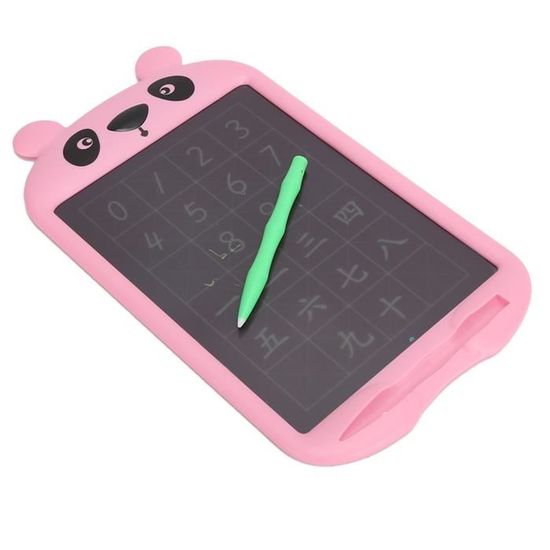 Tablette D'écriture LCD 10 Pouces Pour Enfants - Écran Sans Radiation - Verrouillage Anti-effacement - Rose - Pour 3-7 Ans