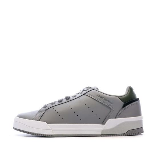 Basket Homme Adidas Court Tourino - Gris - Tige Synthétique - Semelle Caoutchouc