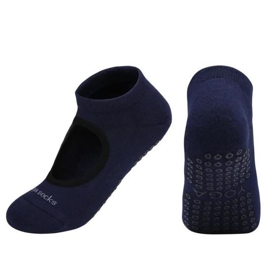 Lot De 3 Paires De Chaussettes Antidérapantes Femme, Grips Pour Yoga, Pilates, Fitness