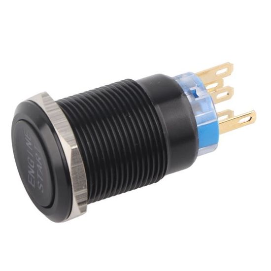1A 24V 8mm Mini Interrupteur à Bouton-Poussoir Momentané Étanche Pour Voiture En Alliage Zinc