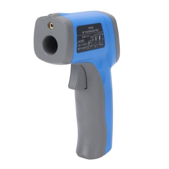 Thermomètre Infrarouge Numérique Portable - Plage -50°C à 750°C, écran LCD Rétroéclairé, Précision ±1,5%